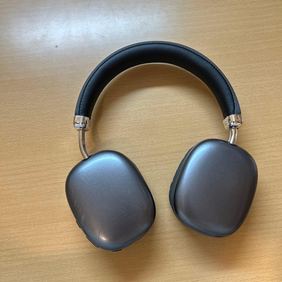 ワイヤレスヘッドホン グレー オーバーイヤー型 - メルカリ
