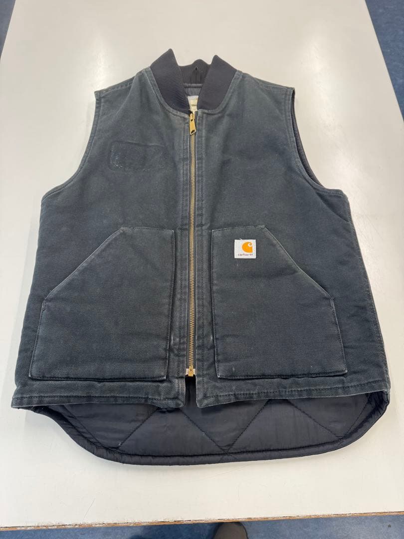カーハート　ベスト　メキシコ製　ブラック　S 14 メキシコ製 Carhartt ダックベスト ブラック Size (L) – frgeek