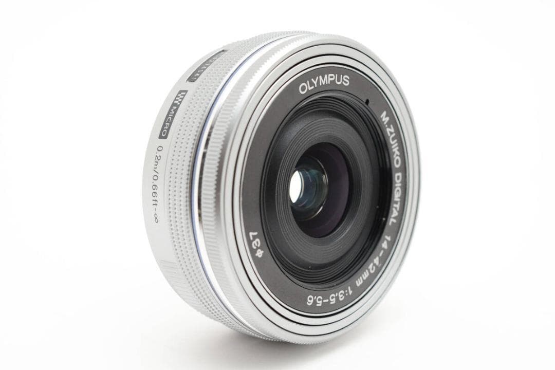 OLYMPUS 14-42mm F3.5-5.6 EZ パンケーキレンズ 458
