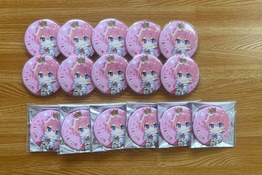 さとみくん 缶バッジまとめ売り - メルカリ