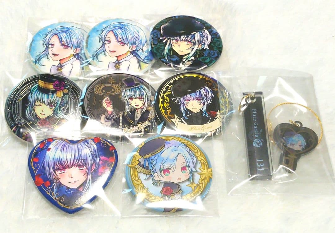 あくねこ フルーレ 9点まとめ売り 缶バッジ キーホルダー - メルカリ