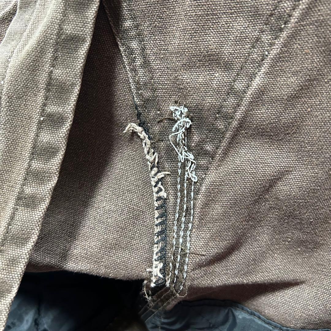 カーハートオーバーオールダブルニーダック地ペインターパンツw50革