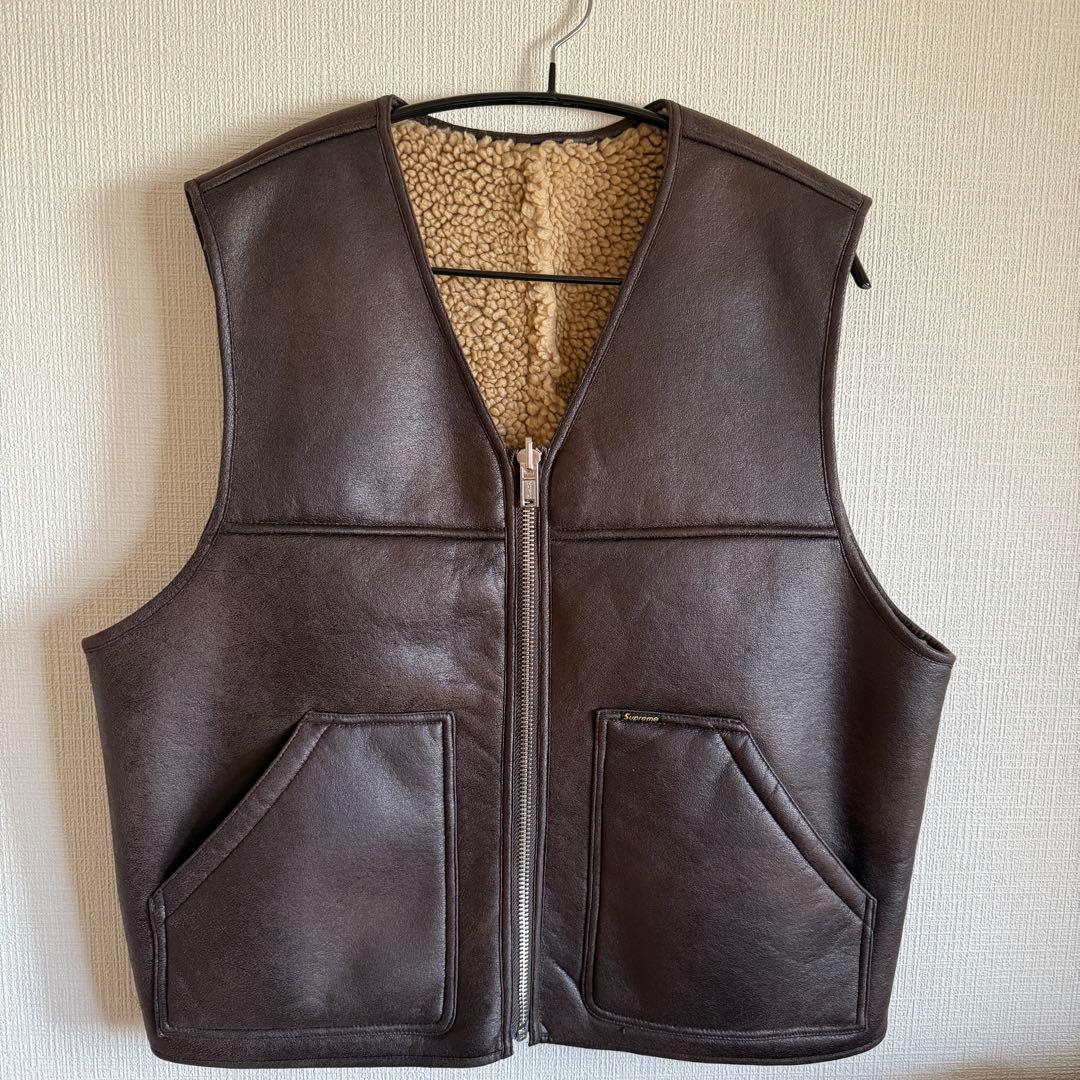 トップス Supreme Reversible Faux Shearling Vest M Buy Supreme Reversible Faux Shearling Work Vest 'Black' - FW24J76