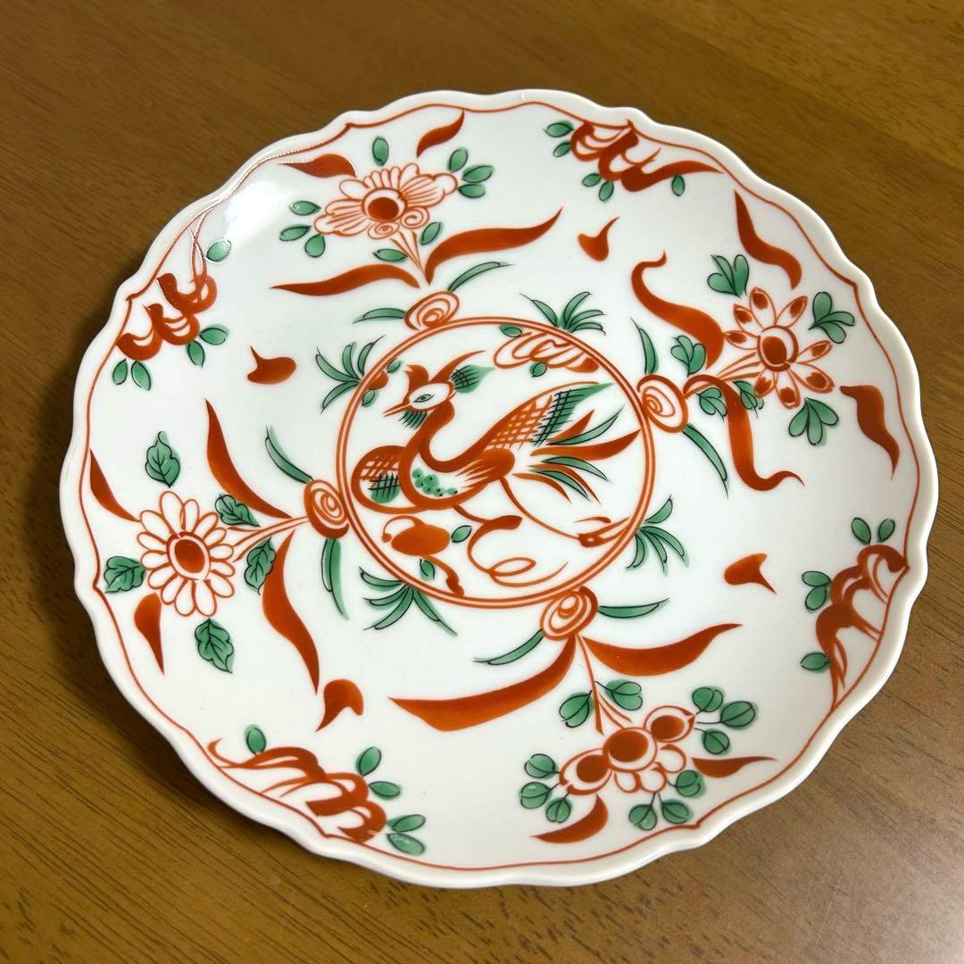 たち吉 赤絵花鳥 鳳凰 5枚 - メルカリ