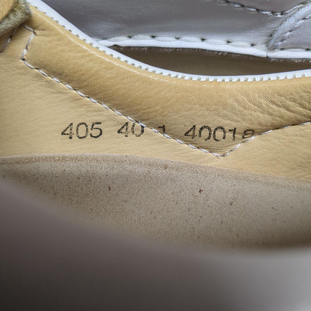 ビルケンシュトック パサデナ 本革 レザー レギュラー 白 サイズ40