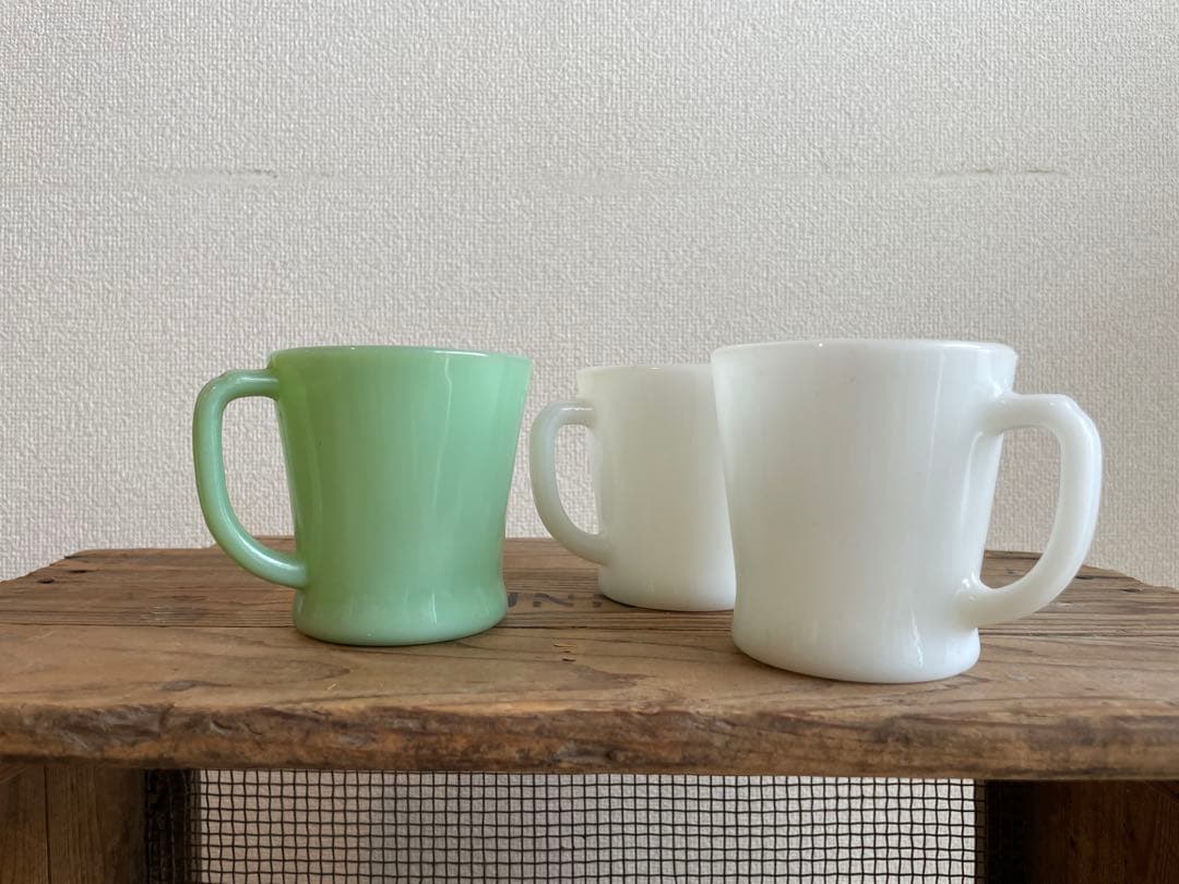 ファイヤーキング　Dハンドル　3個セット　ヴィンテージ Dハンドルマグ ピンク | Fire-king - マメチコ Fashion and Vintage通販