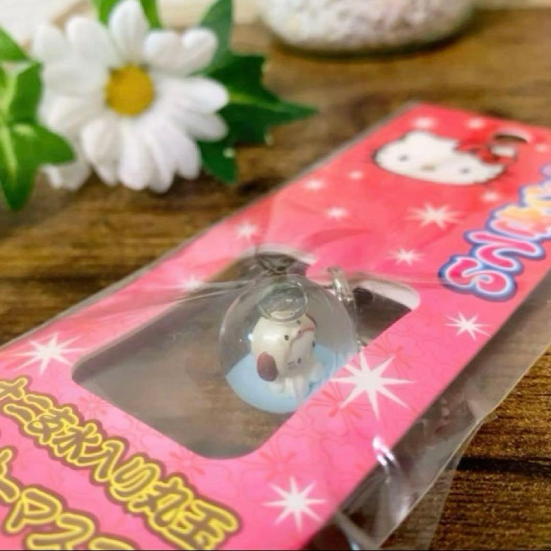 激レア！ハローキティ 根付 十二支 戌 水入り丸玉 ファスナー