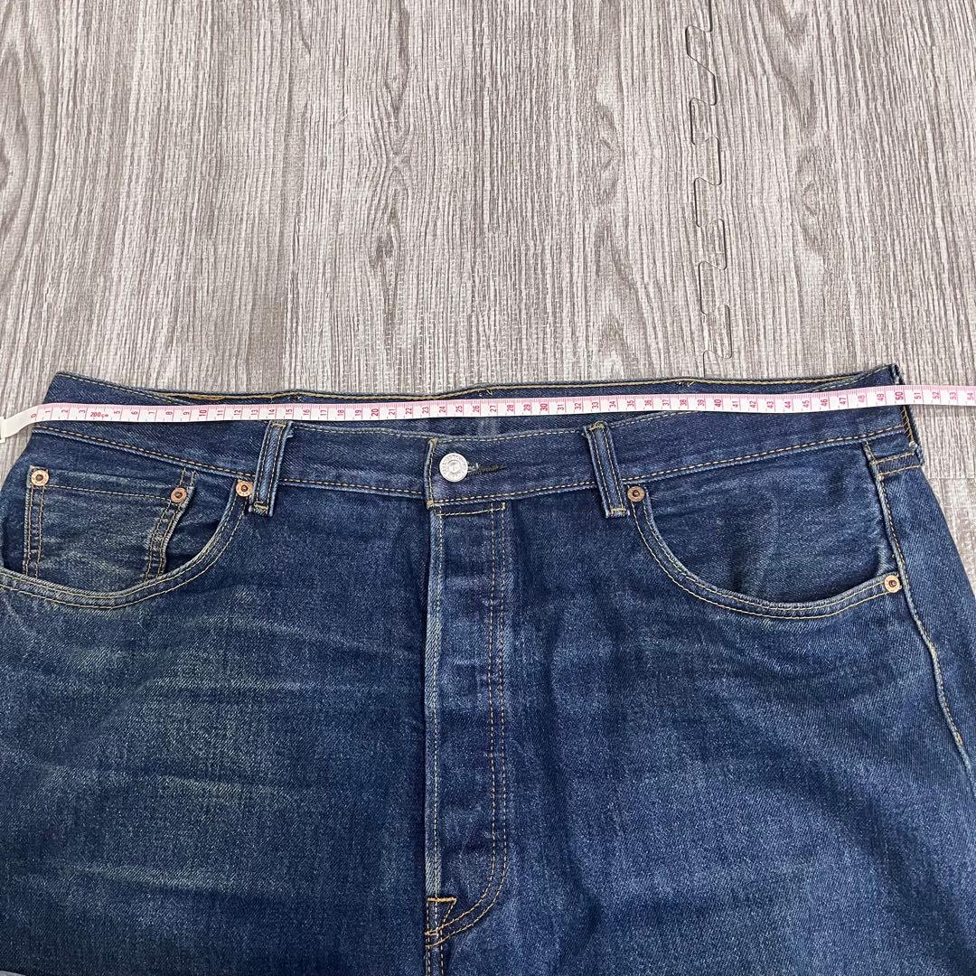 LEVI'S 501 W40 L32 リジットデニム インディゴ - メルカリ