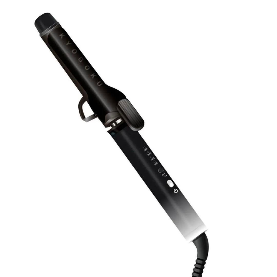 キョウゴク カールアイロン 32㎜ 公式 20％OFF 【 KYOGOKU ナノシルクケラチン カールアイロン 】 ヘア