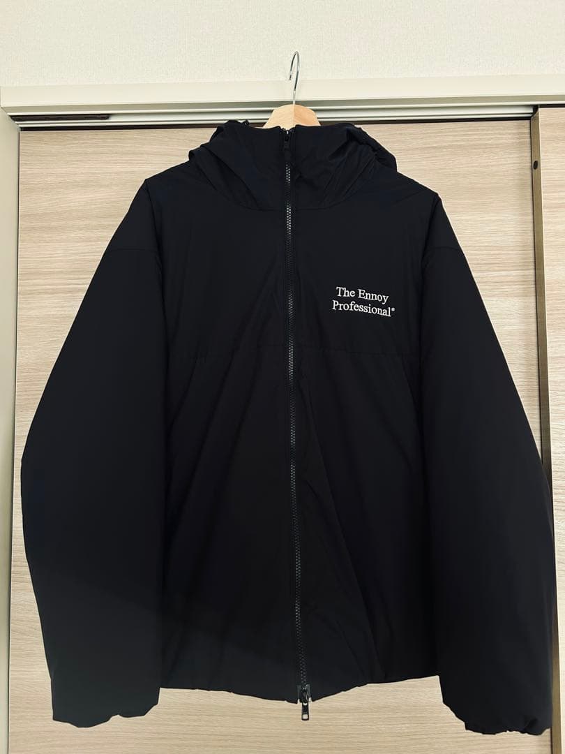 ENNOY / PADDED NYLON HOODIE (BLACK) M - メルカリ