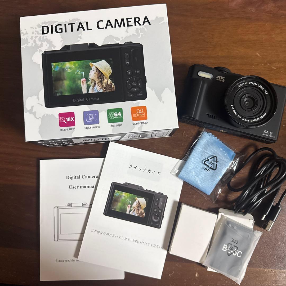 デジタルカメラ 64メガピクセル 4K - メルカリ