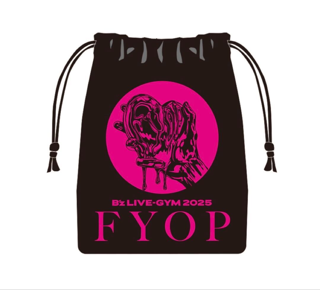 B'z LIVE-GYM 2025 ガチャ FYOP 巾着袋 - メルカリ