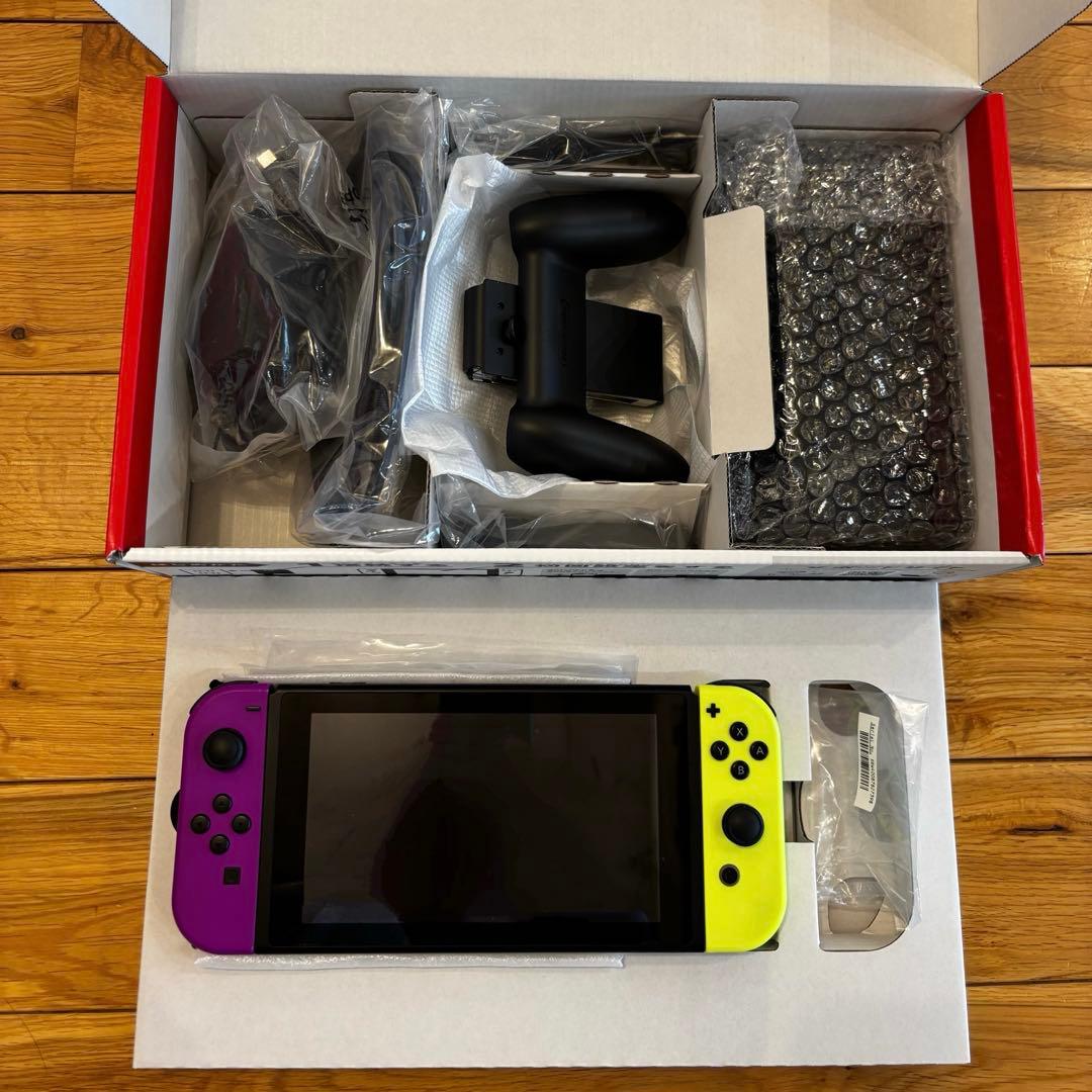 Nintendo Switch 本体　ネオンパープル（L）　ネオンイエロー（R） 楽天市場】【任天堂純正品】Joy-Con(L) ネオンパープル/(R) ネオン
