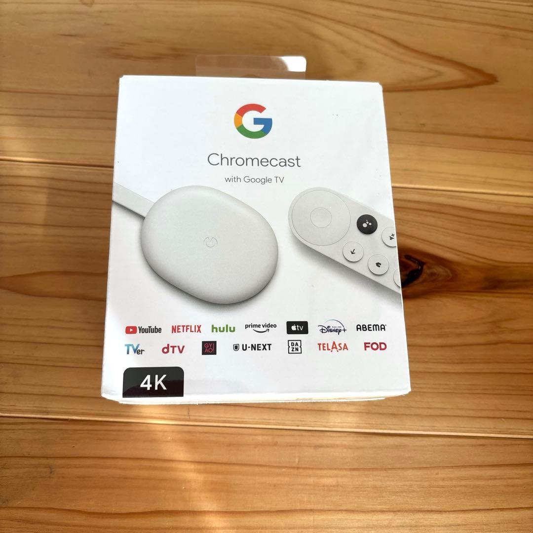 Chromecast with Google TV 4Kホワイト新品未使用未開封 2 pack) Chromecast with Google TV - Streaming Entertainment in 4K