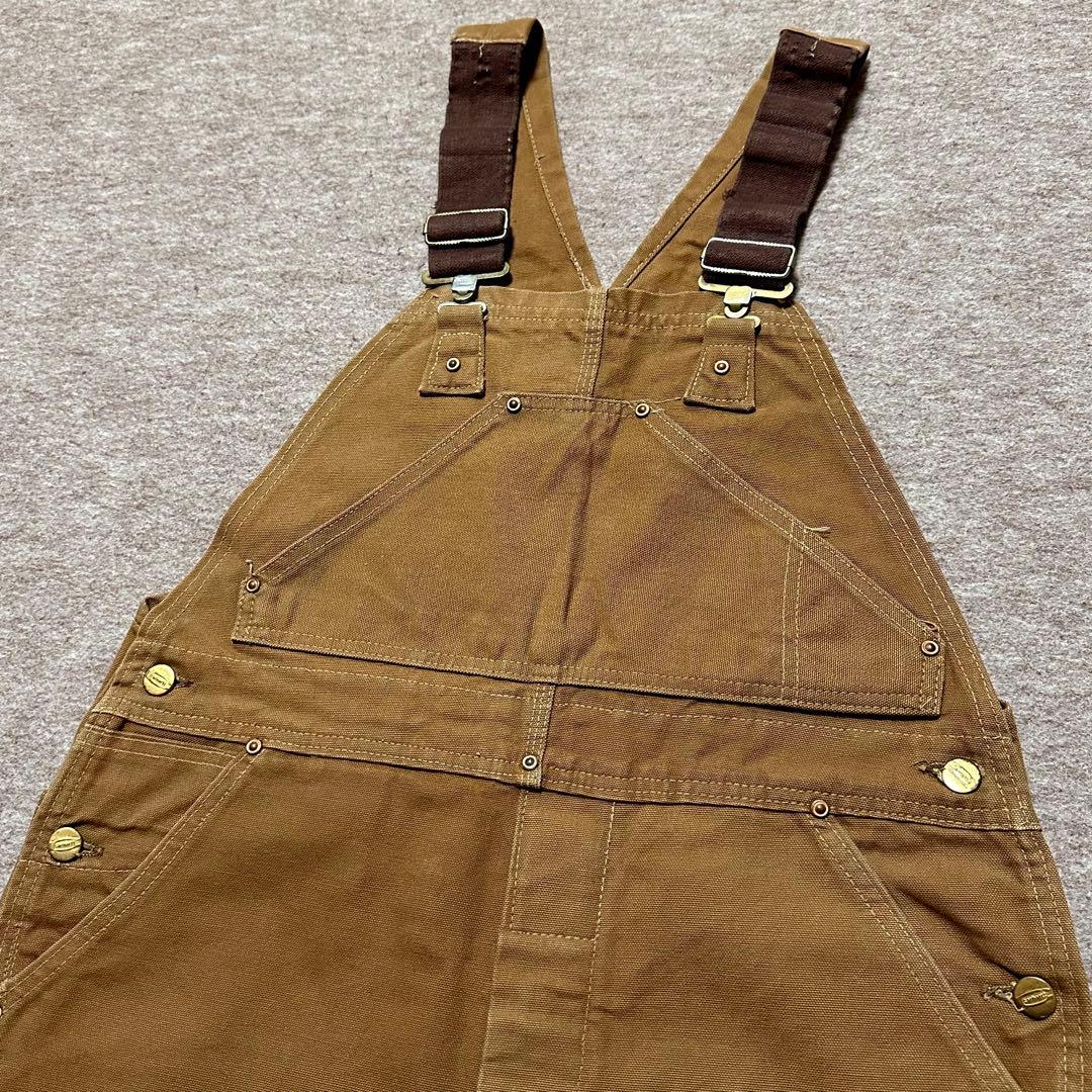 Carhartt オーバーオール ダック Cボタンノンウォッシュ 60s 70s