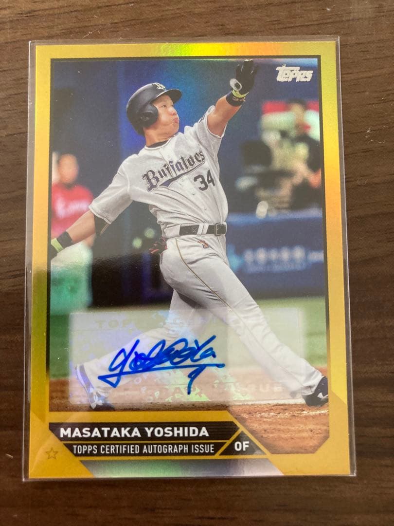 topps 2023 NPB オリックスバファローズ 吉田正尚 直筆サインカード 吉田正尚 サインカード 2023 TOPPS NPB 69/99 - メルカリ