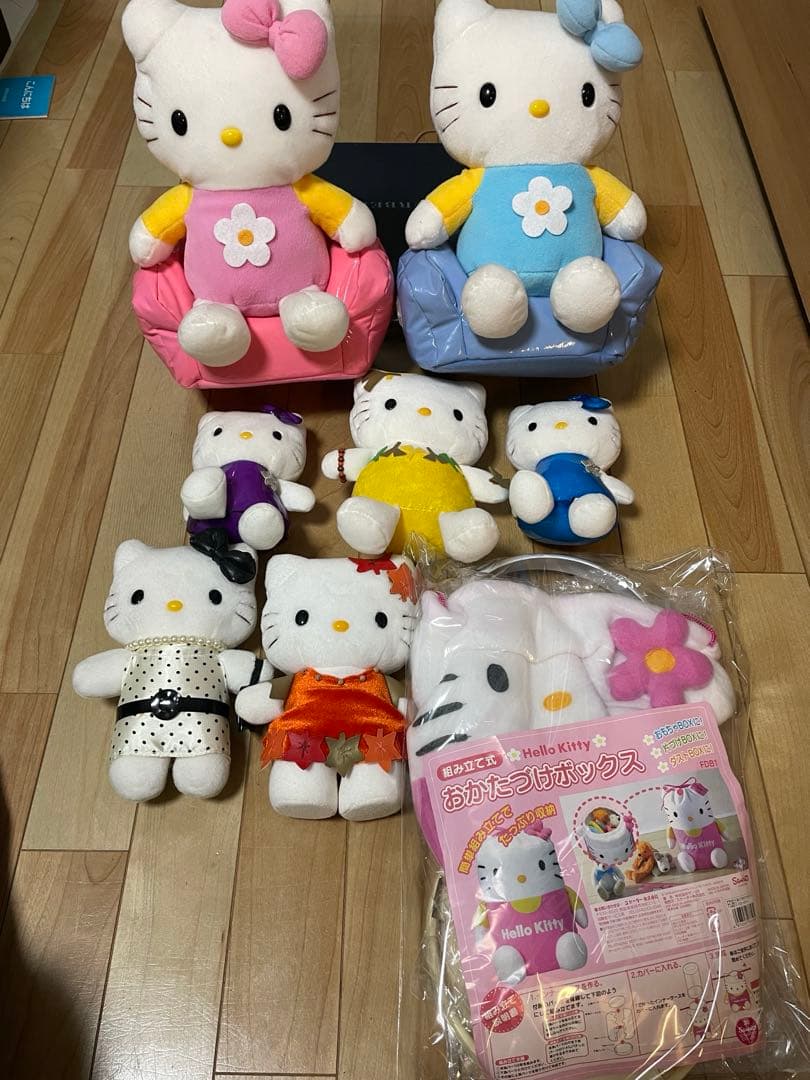 訳あり】【レア商品】ハローキティ ぬいぐるみセット 計8点セット