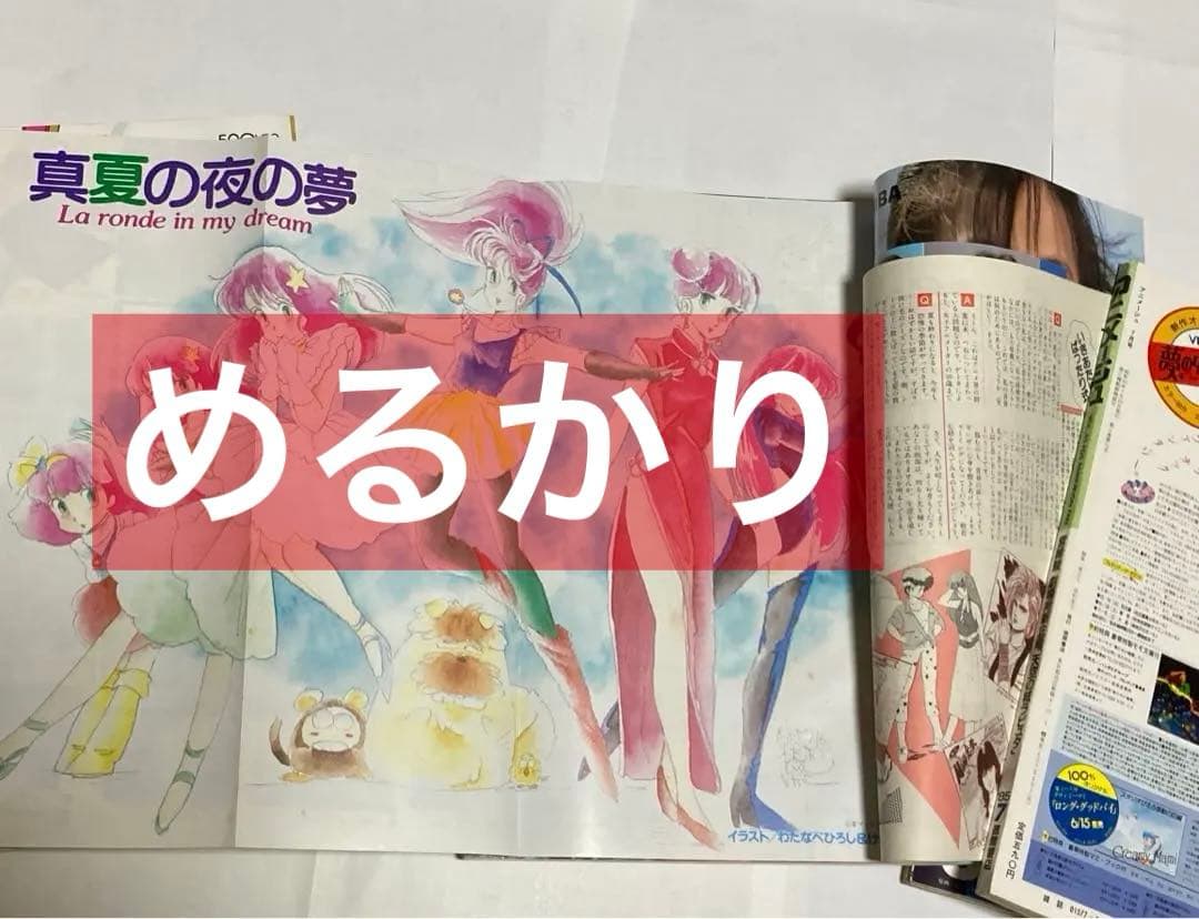 ふろく無し アニメージュ 1985年 7〜12月号