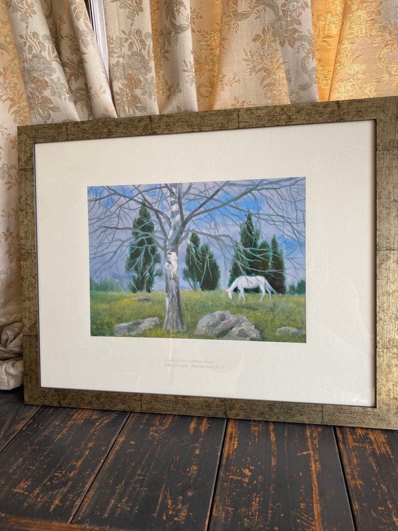 東山魁夷 白馬幻想 ポスター5枚セット 額装品 - メルカリ