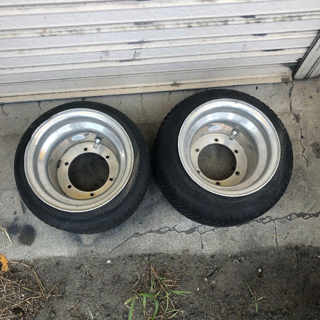 専用 送料込み☆HONDA2サイクルジャイロ リア8インチホイール メイワ