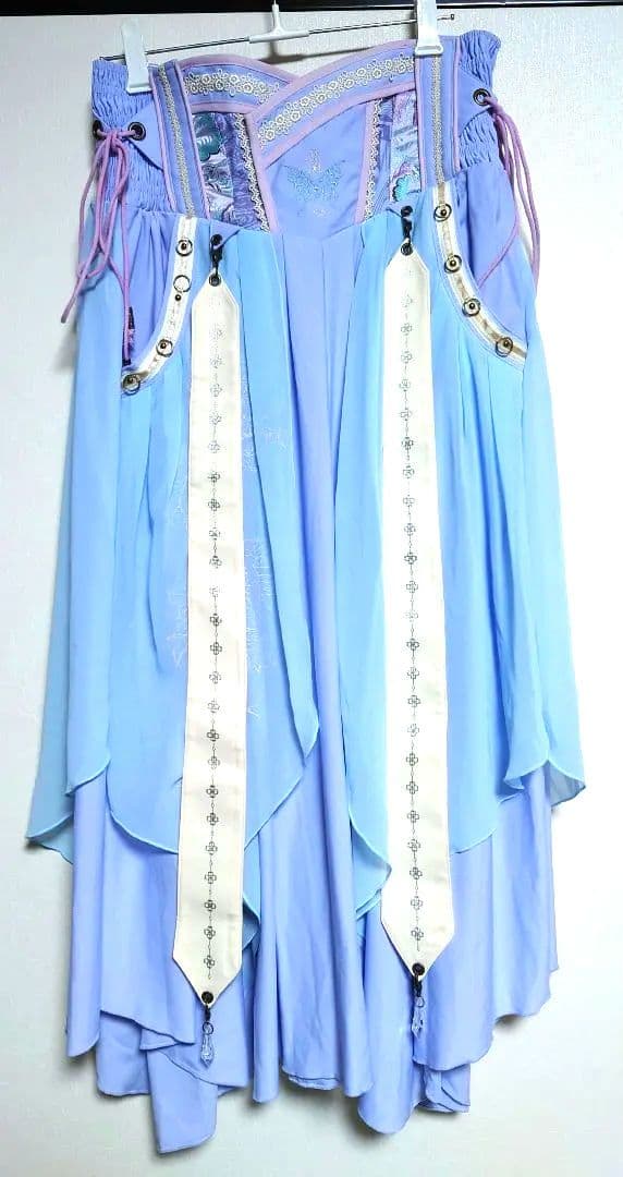 〇 OZZ ONESTE 青水色 ガウチョパンツ 蝶刺繍 楽天市場】ワイドパンツ ガウチョパンツ スカーチョ レディース 大きい