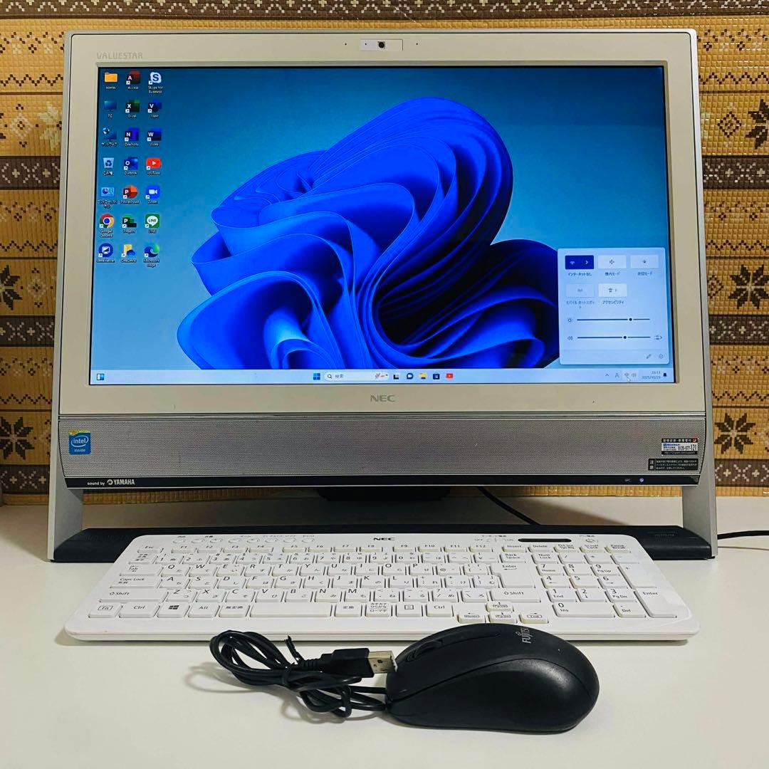 Y895 NECデスクトップSSD高速 Windows11オフィス2024付き Y99 NECノートパソコンSSD高速 Windows11オフィス2024付き - メルカリ