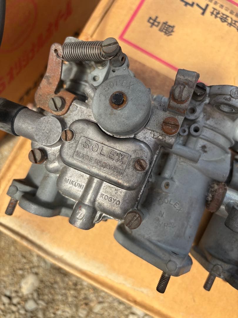 当時物旧車ソレックス2型40パイミクニキャブレターSOLEX ハコスカ