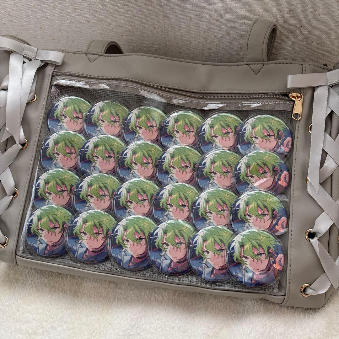 巴日和痛バ 缶バッジ24個&バッグ付 - メルカリ