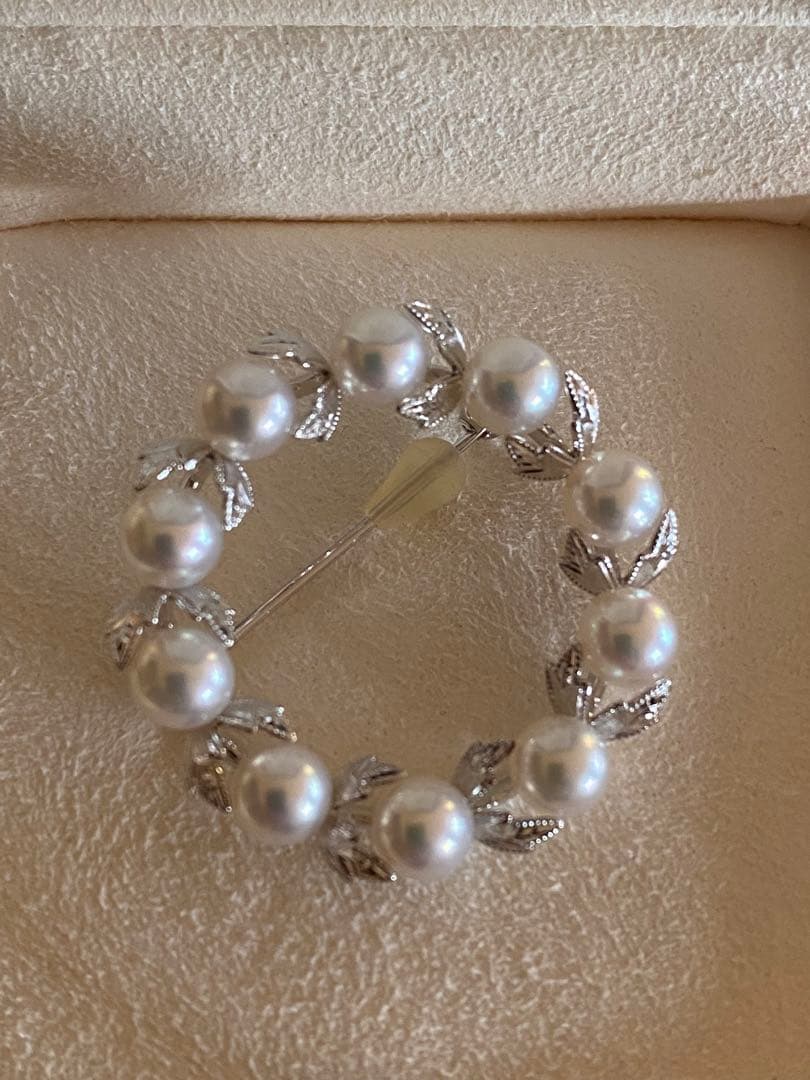 ミキモト ブローチ 葉彫り 入学式 卒業式 結婚式 - メルカリ