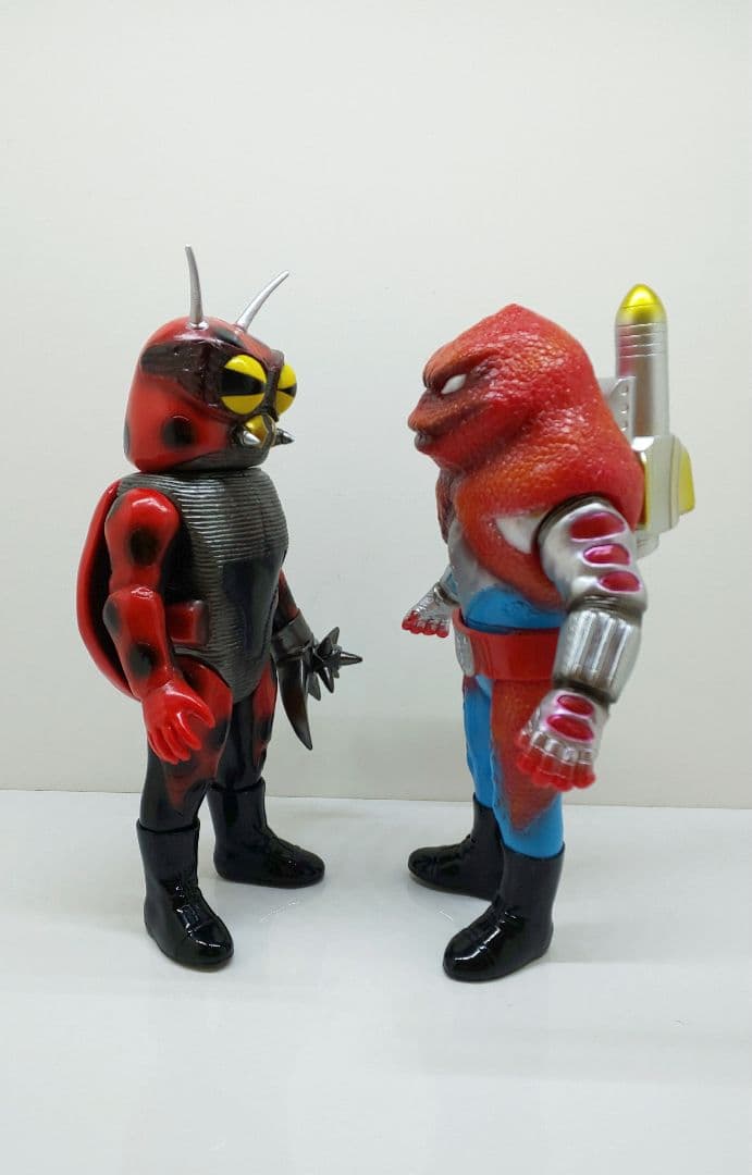 仮面ライダーV3✨風見志郎vsデストロン怪人◇東映レトロソフビ