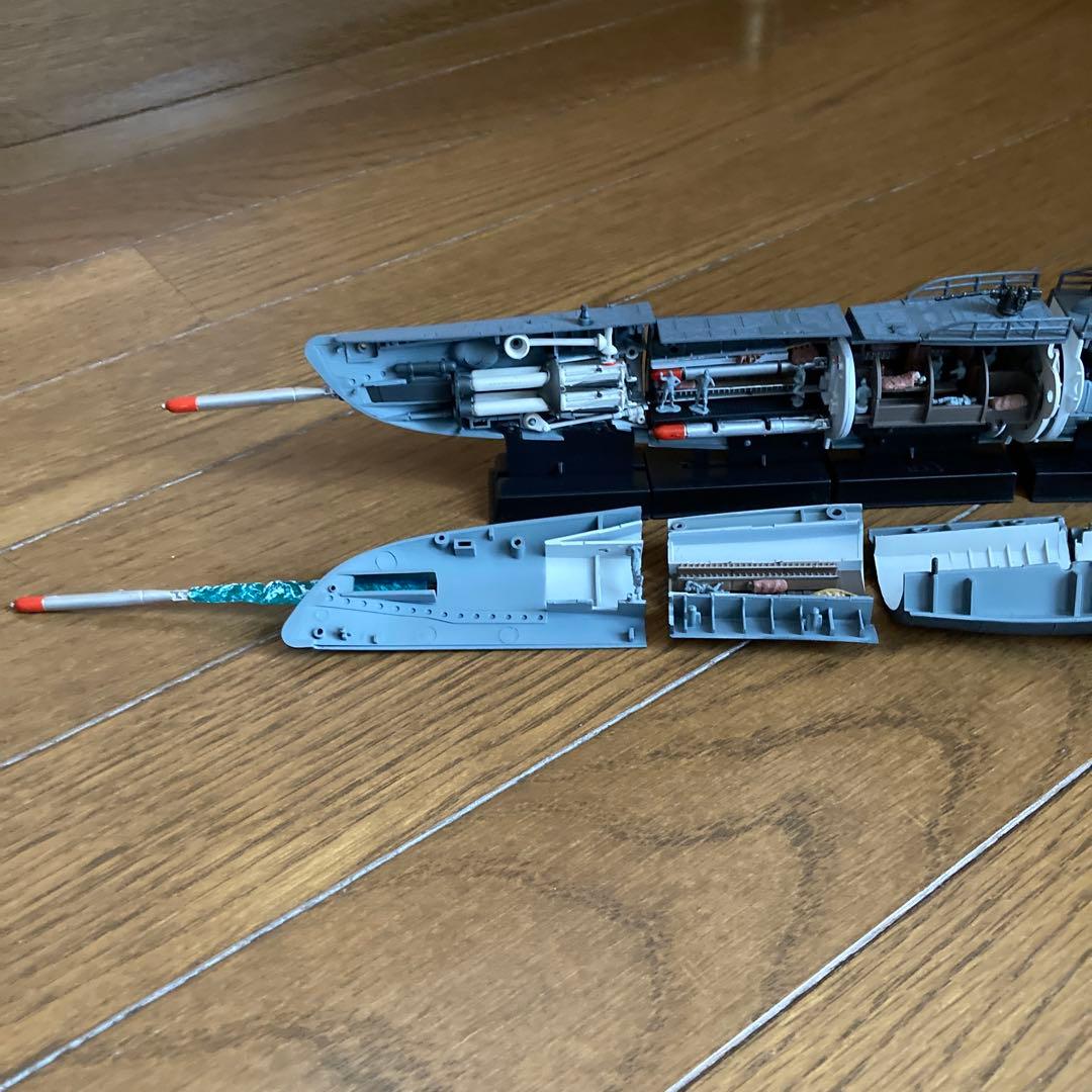 タルガ 高密度模型U-ボート迷彩モデル1/144潜水艦内部構造 - メルカリ