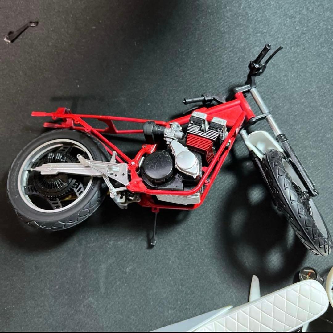 俺のマシン バイク プラモ 1/12 アオシマ CBX400F ジャンク - メルカリ