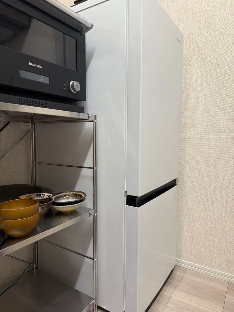 2022年製 ハイセンス 162L 冷蔵庫 ホワイト 一人暮らし