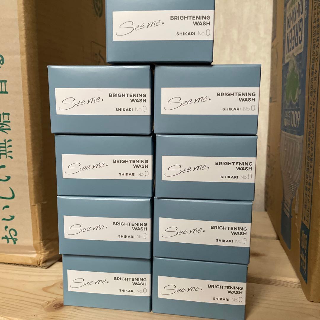 See me. Brightening Wash Shikari 9個セット 公式】SHIKARI Seeme.| Official store