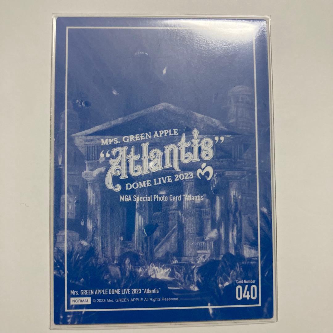 Mrs.GREEN APPLE Atlantisフォトカード 若井滉斗サイン入り - メルカリ