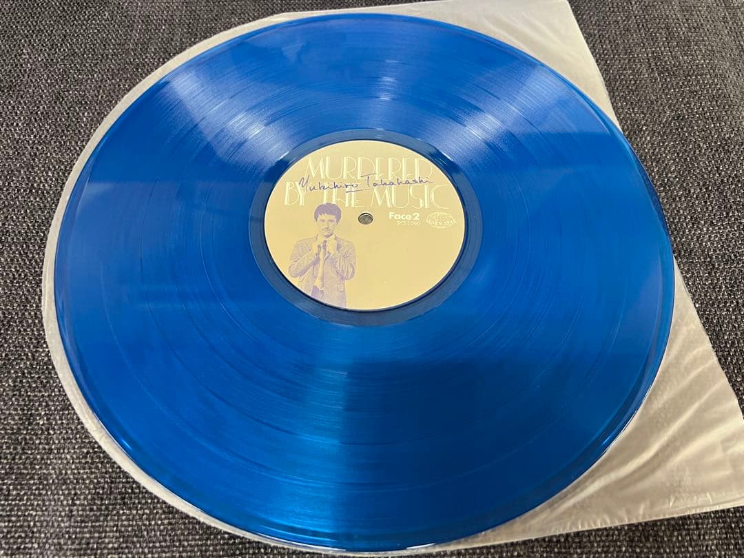 1980年/帯付/青盤 高橋幸宏 LP 邦楽レコード 音楽殺人 ポスター付