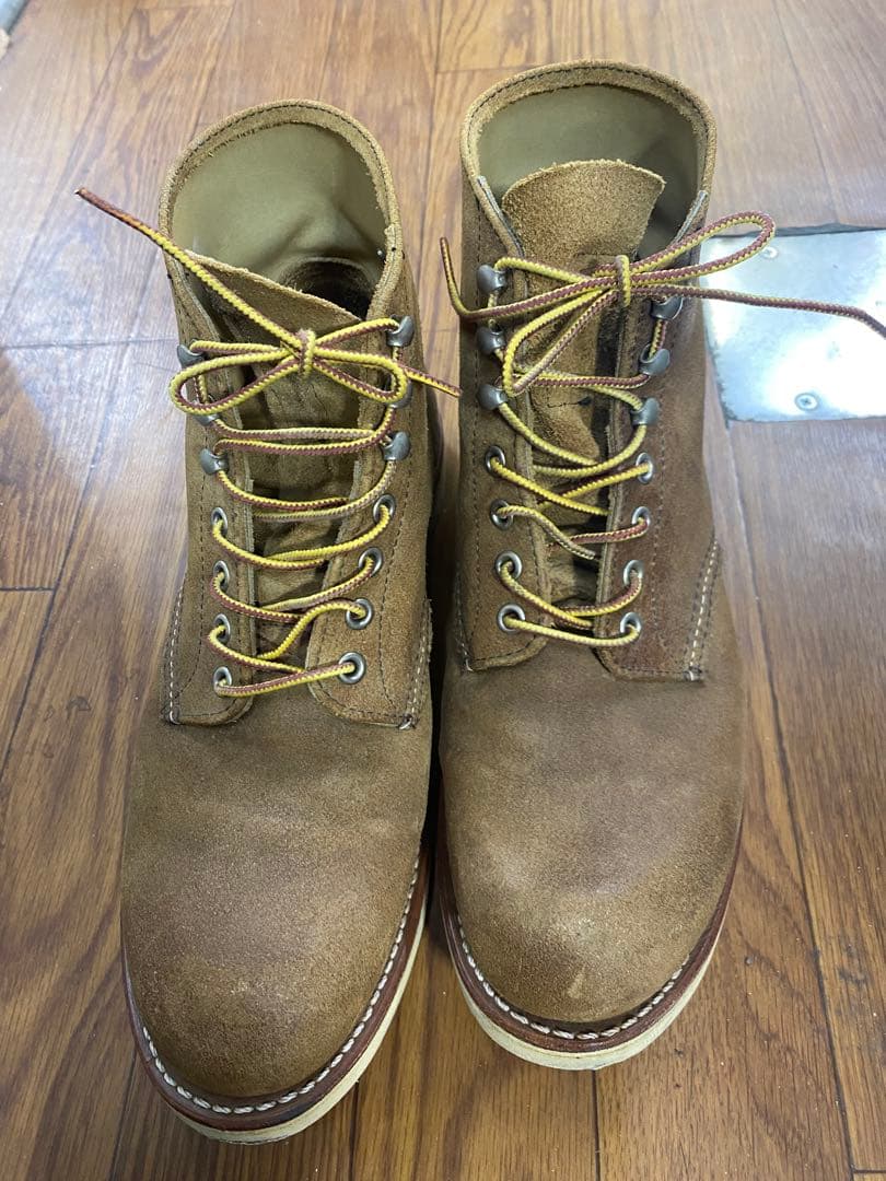 レッドウイング　8181 ブラウン スエード　us9.5 Red Wing 8181 Heritage Work Round Toe Boot Red Wing Shoes