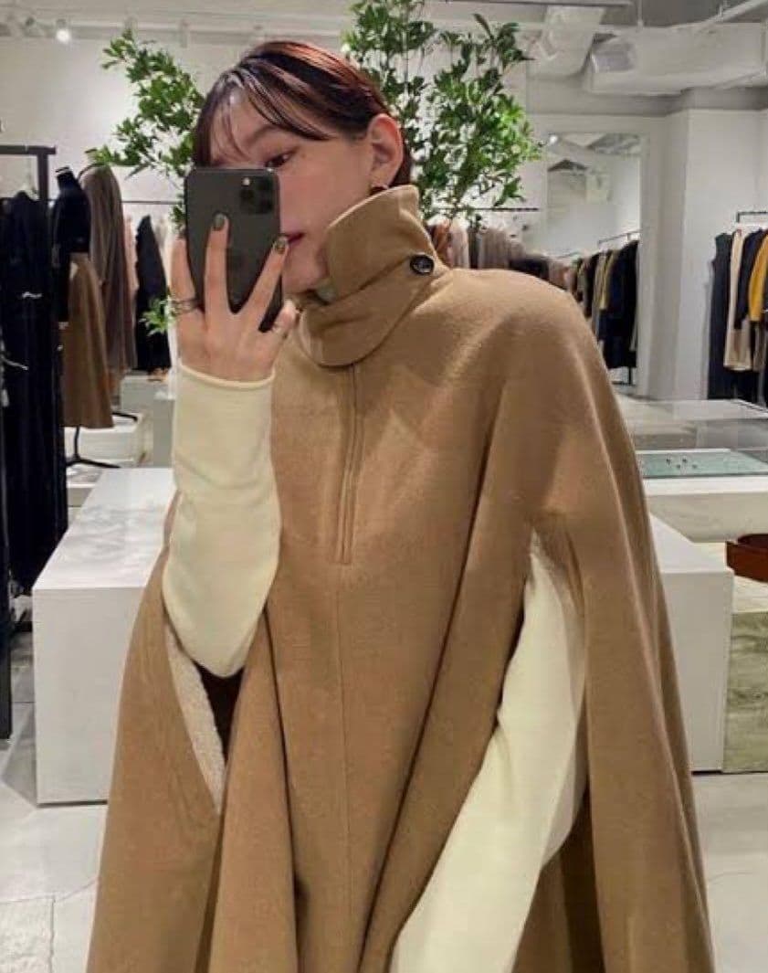 CLANE REVERSIBLE BOA MILITARY CAPE COAT - メルカリ