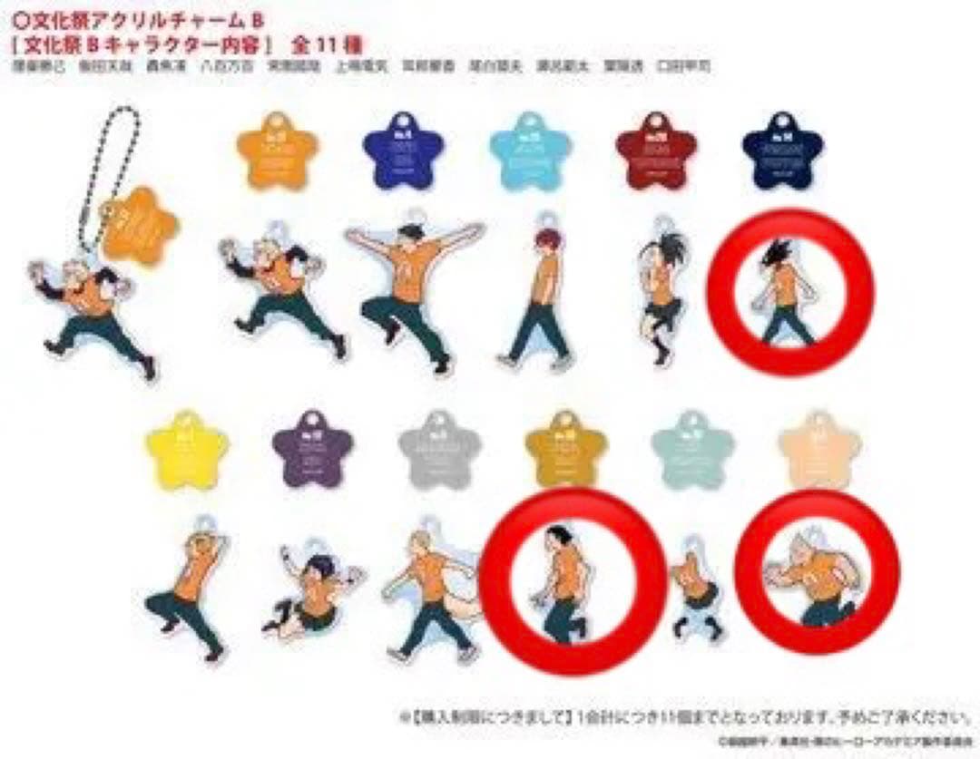 ヒロアカ 文化祭 アクリルチャームB ヒロプラ - メルカリ