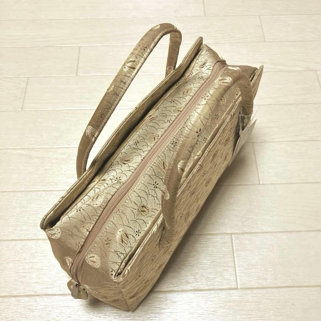《未使用・タグ付き》利休バッグ　西陣金蘭　うさぎ柄　日本製