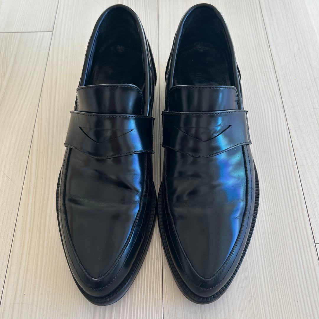 JIMMY CHOOジミーチュウ　レザーローファー　サイズ40 エリス ローファー / M |ブラック レザー・ローファー | JIMMY CHOO