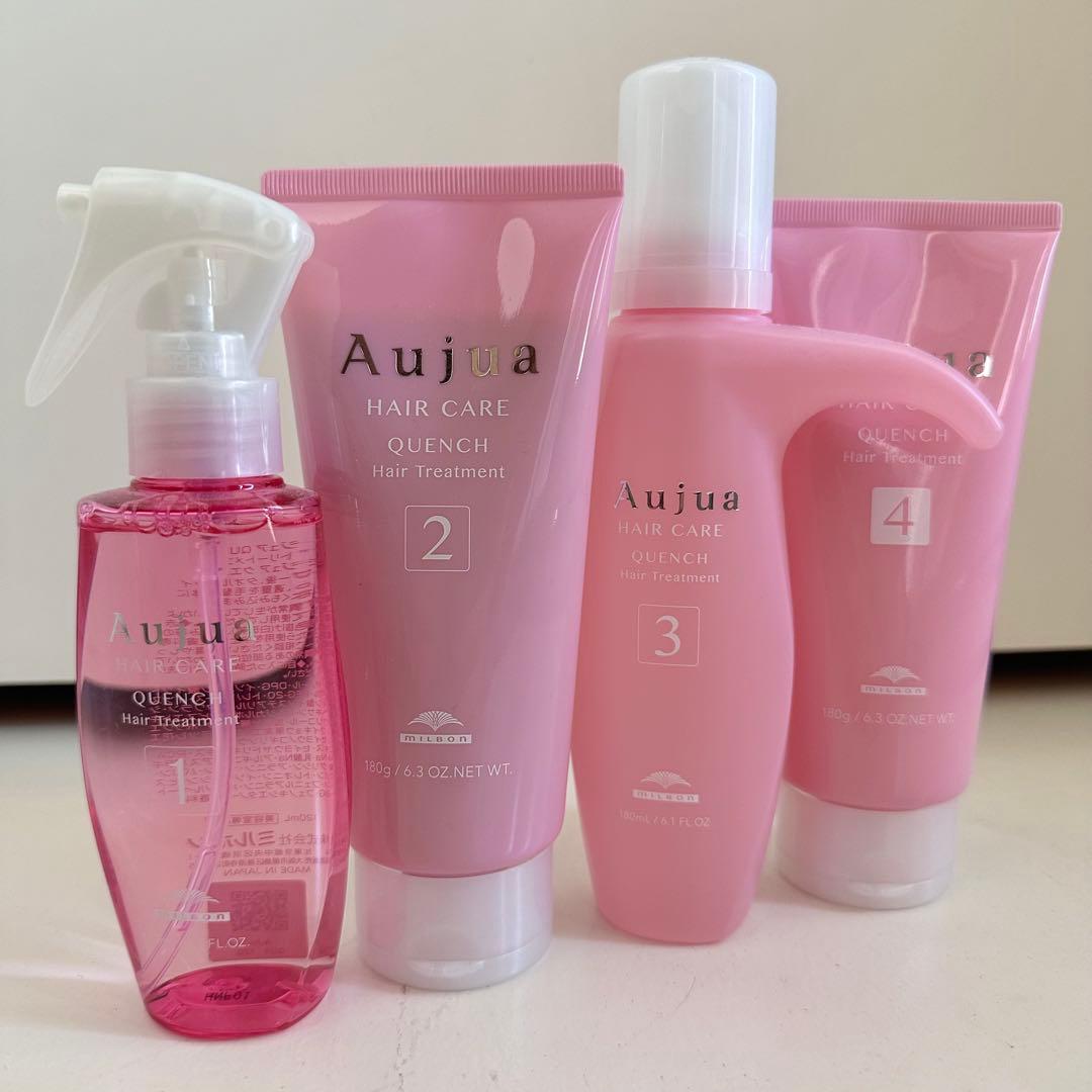オージュア クエンチ システムトリートメント セット Aujua 【セット品】ミルボン オージュア クエンチ 4ステップ システム