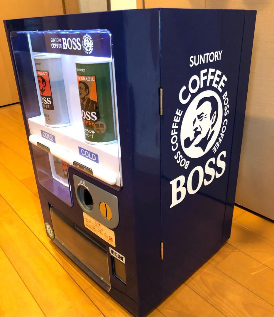 非売品】サントリー BOSS ミニ自販機 保冷庫（セブンイレブン限定商品