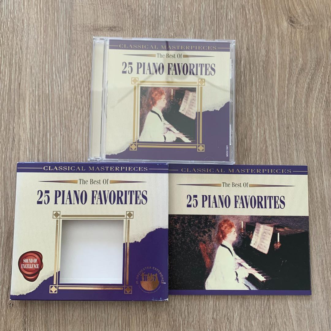 Best of 25 Piano Favorites：美品CD Amazon.co.jp: Best Of: ミュージック