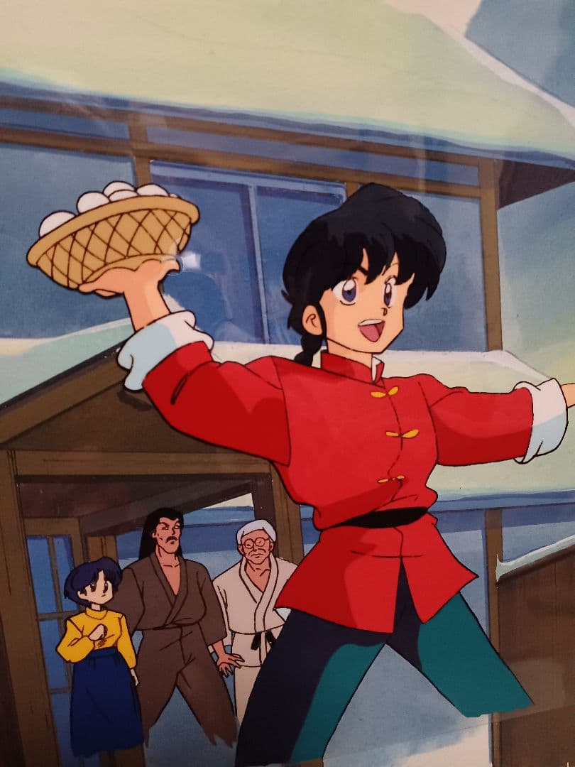 江戸屋の超レア　セル画と背景画　Original らんま　2分の1 江戸屋の超レア セル画と原画 Original らんま 2分の1 八宝斎 - メルカリ