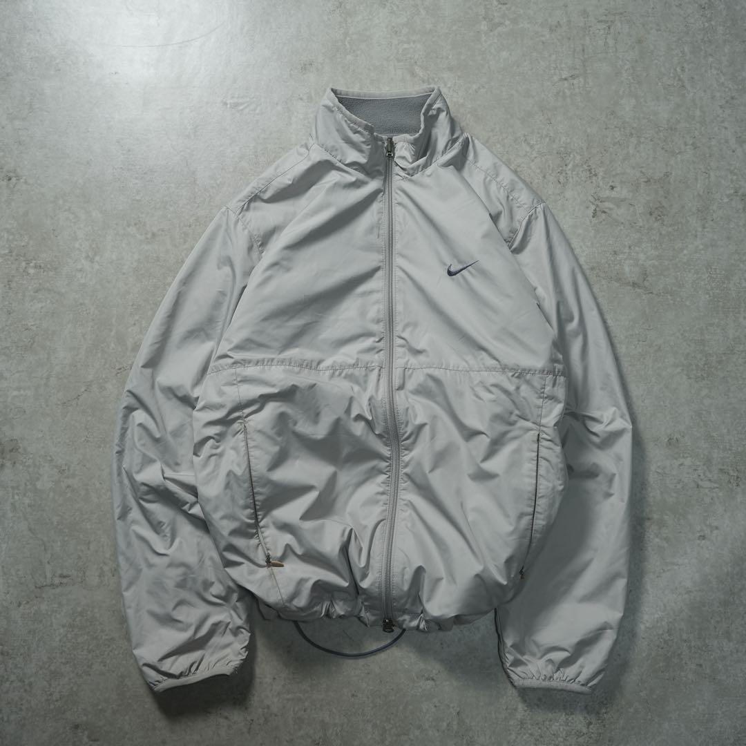 00s y2k NIKE リバーシブル ナイロンジャケット フリース テック短丈