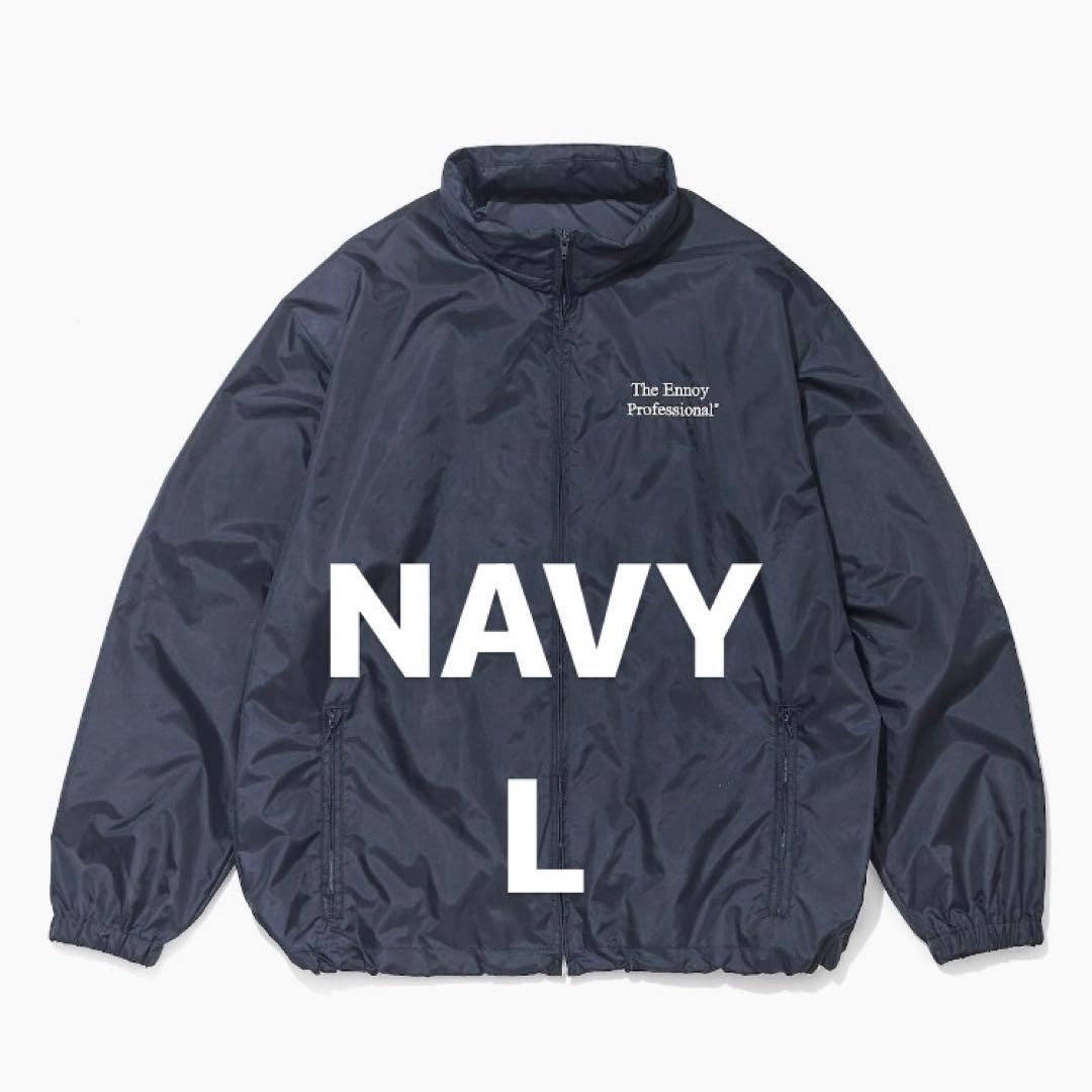 ENNOY PACKABLE NYLON JACKET NAVY