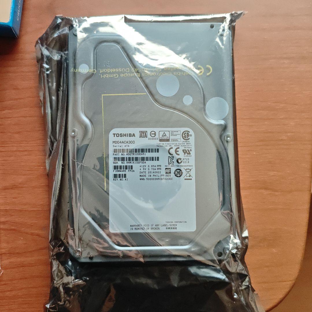 ジャンク】【未開封】Toshiba MD04ACA300 内蔵型HDD 3TB - メルカリ