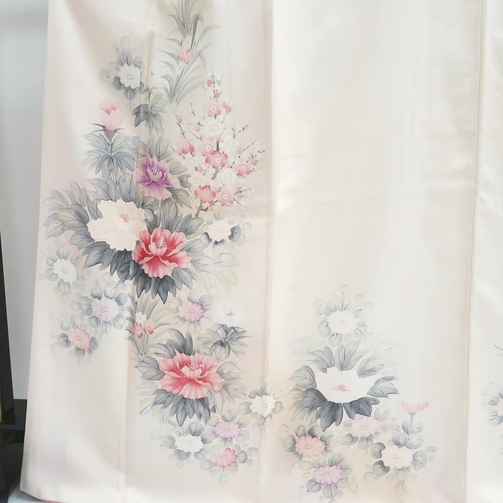 ME161 付下げ 身丈165cm トールサイズ 牡丹 - メルカリ
