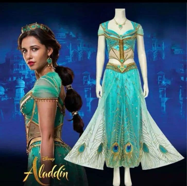 ディズニー アラジン 実写版 ジャスミン コスプレ Dハロ 衣装仮装
